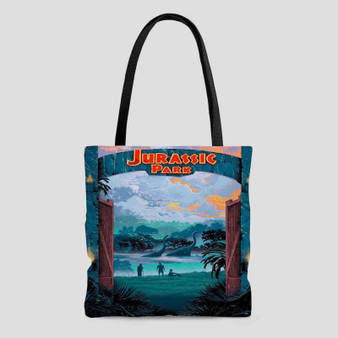 Jurassic Park Classic Custom Tote Bag AOP With Cotton Handle
