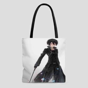 Kirito Sword Art Online Arts Custom Tote Bag AOP With Cotton Handle
