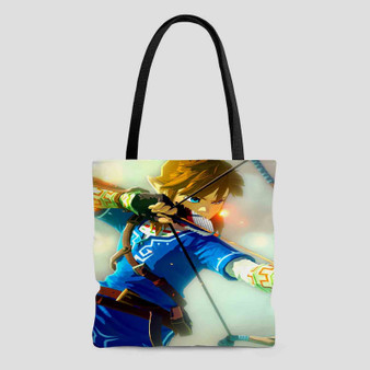 Link The Legend of Zelda Wii Custom Tote Bag AOP With Cotton Handle