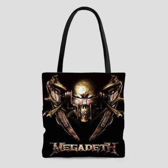 Megadeth Custom Tote Bag AOP With Cotton Handle