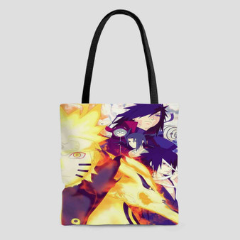 Naruto Shippuden New Custom Tote Bag AOP With Cotton Handle