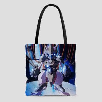 Pok mon Mewtwo Art Custom Tote Bag AOP With Cotton Handle