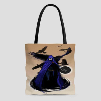 Raven DC Comics Custom Tote Bag AOP With Cotton Handle