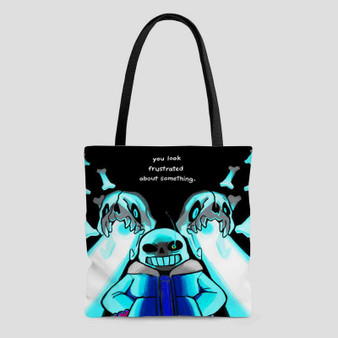 Sans Undertale Art Custom Tote Bag AOP With Cotton Handle