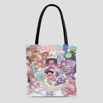 Steven Universe All Friends Custom Tote Bag AOP With Cotton Handle