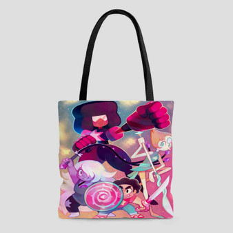 Steven Universe Art Custom Tote Bag AOP With Cotton Handle