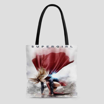Supergirl Arts Custom Tote Bag AOP With Cotton Handle