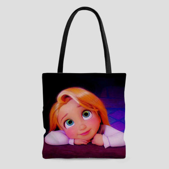 Tangled Rapunzel Child Custom Tote Bag AOP With Cotton Handle