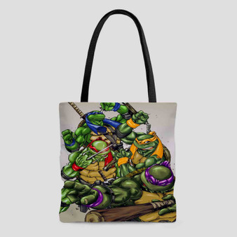 Teenage Mutant Ninja Turtles Arts Custom Tote Bag AOP With Cotton Handle