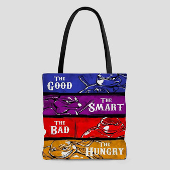 Teenage Mutant Ninja Turtles Characters Custom Tote Bag AOP With Cotton Handle