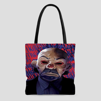 The Joker Clown Custom Tote Bag AOP With Cotton Handle