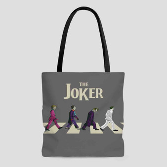 The Joker X The Beatles Custom Tote Bag AOP With Cotton Handle