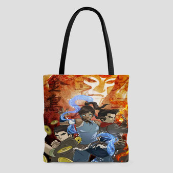 The Legend of Korra Fire Ferret Custom Tote Bag AOP With Cotton Handle