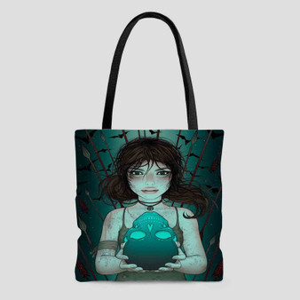 The Rise of the Tomb Raider Lara s Journey Custom Tote Bag AOP With Cotton Handle