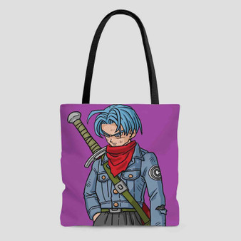 Trunks Dragon Ball Super Custom Tote Bag AOP With Cotton Handle