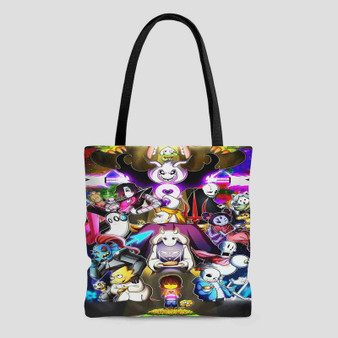 Undertale All Characters Custom Tote Bag AOP With Cotton Handle