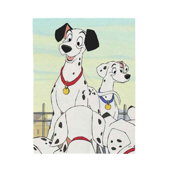 101 Dalmatians Disney Art Custom Velveteen Plush Polyester Blanket Bedroom Family