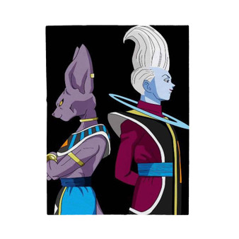 Beerus and Whis Dragon Ball Super Custom Velveteen Plush Polyester Blanket Bedroom Family