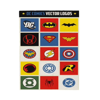 DC Comics Superheroes Logos Custom Velveteen Plush Polyester Blanket Bedroom Family