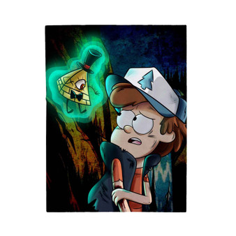 Gravity Falls Bill Cipher and Bipper Custom Velveteen Plush Polyester Blanket Bedroom Family