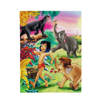 Mowgli and His Friends Custom Velveteen Plush Polyester Blanket Bedroom Family