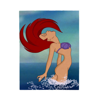 Sexy Ariel The Little Mermaid Disney Custom Velveteen Plush Polyester Blanket Bedroom Family