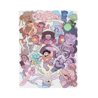 Steven Universe All Friends Custom Velveteen Plush Polyester Blanket Bedroom Family