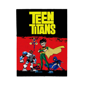 Teen Titans Cartoon Custom Velveteen Plush Polyester Blanket Bedroom Family