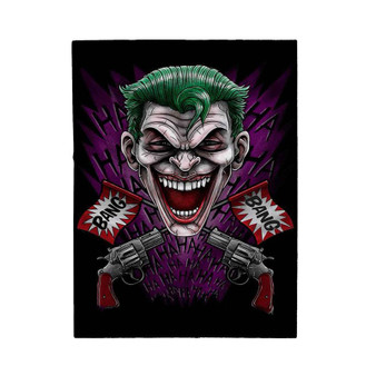 The Joker Bang Custom Velveteen Plush Polyester Blanket Bedroom Family