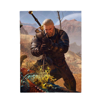 The Witcher 3 Wild Hunt Custom Velveteen Plush Polyester Blanket Bedroom Family