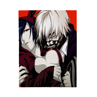 Tokyo Ghoul Kaneki Ken and Uta Custom Velveteen Plush Polyester Blanket Bedroom Family