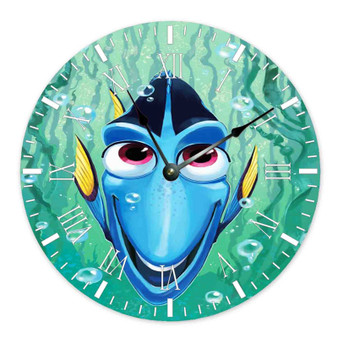 Dory Disney Custom Wall Clock Round Non-ticking Wooden