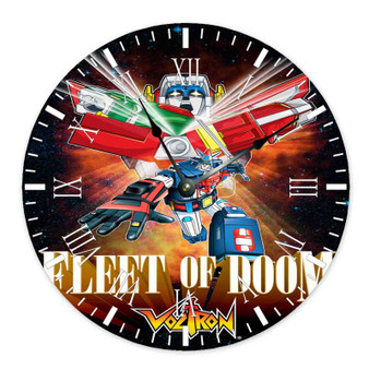 Fleet of Doom Voltron Custom Wall Clock Round Non-ticking Wooden