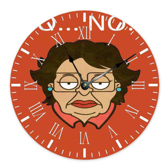 Lemon Pledge Family Guy Custom Wall Clock Round Non-ticking Wooden