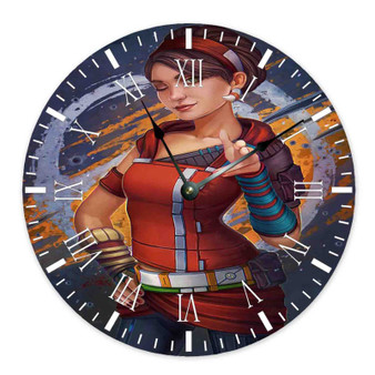 Sasha Tales from the Borderlands Custom Wall Clock Round Non-ticking Wooden