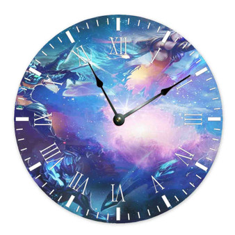 The AD Carries Vayne Draven Ashe League of Legends Custom Wall Clock Round Non-ticking Wooden