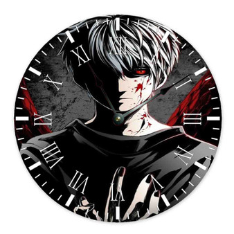 Tokyo Ghoul Kaneki Ken Great Custom Wall Clock Round Non-ticking Wooden