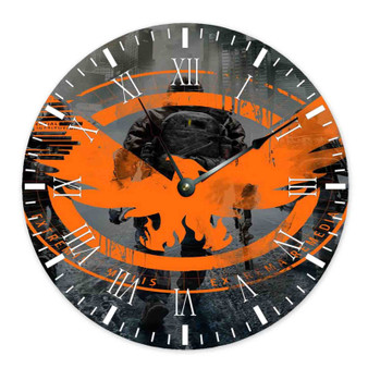 Tom Clancy s The Division New Custom Wall Clock Round Non-ticking Wooden