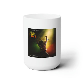 Bob Marley One Love White Ceramic Mug 15oz With BPA Free