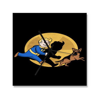 The Adventures of Vault Bout Tin Tin Custom Wall Clock Square Wooden Silent Scaleless Black Pointers