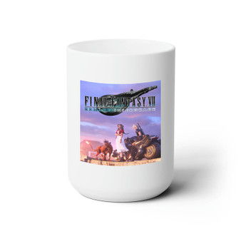 Final Fantasy VII Remake Intergrade White Ceramic Mug 15oz With BPA Free