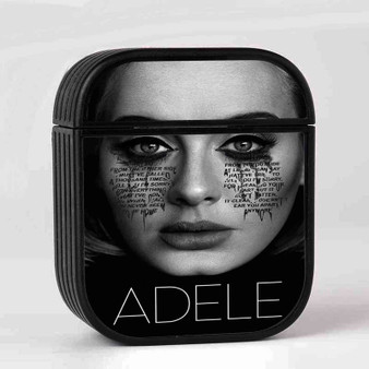 Adele Custom AirPods Case Cover Sublimation Hard Durable Plastic Glossy