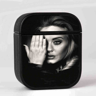 Adele Singer Custom AirPods Case Cover Sublimation Hard Durable Plastic Glossy