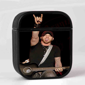 Brantley Gilbert With Guitar Custom AirPods Case Cover Sublimation Hard Durable Plastic Glossy