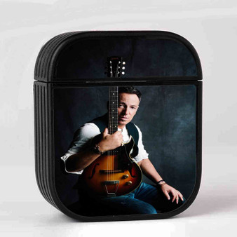 Bruce Springsteen With Guitar Custom AirPods Case Cover Sublimation Hard Durable Plastic Glossy