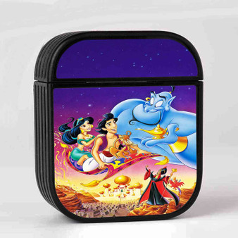 Disney Aladdin Characters Custom AirPods Case Cover Sublimation Hard Durable Plastic Glossy
