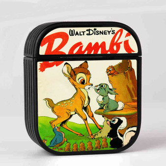 Disney Bambi Custom AirPods Case Cover Sublimation Hard Durable Plastic Glossy