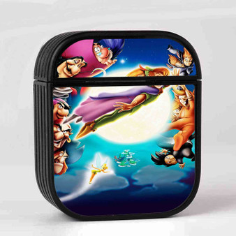 Disney Peterpan Characters Custom AirPods Case Cover Sublimation Hard Durable Plastic Glossy