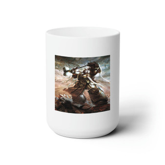 Grey Knights Warhammer 40 K White Ceramic Mug 15oz With BPA Free