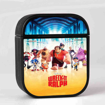Disney Wreck It Ralph Custom AirPods Case Cover Sublimation Hard Durable Plastic Glossy